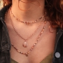 Trendy necklaces with autumn-proof glass seed beads