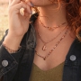 Trendy necklaces with autumn-proof glass seed beads