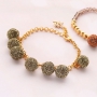 Festive bracelets with new shiny pompom charms
