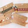 Bracelets and hair elastics of elastic ribbon