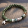 Create bracelets with new natural stone beads with a natural look