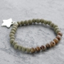 Create bracelets with new natural stone beads with a natural look