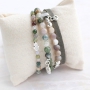 Create bracelets with new natural stone beads with a natural look
