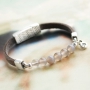 Create bracelets with new natural stone beads with a natural look