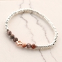 Enter the new year festively with bracelets made of hematite beads