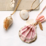 Create amazing jewellery and accessories with our new shell pendants and belcher chain!