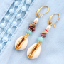 Get ready for the beach! Jewellery making with our new trendy cowrie shell beads