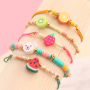 These bracelets with polymer beads will make you very happy