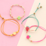 These bracelets with polymer beads will make you very happy