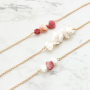Discover how to create trendy jewellery with shell beads and chips stone beads!