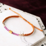 These cute bracelets with natural stone crystal faceted beads are for you!