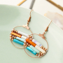 Summer jewellery with tube shell beads