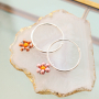 These earrings and bracelets can be made with Miyuki: 