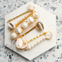 Inspiration for making hair accessories and earrings with freshwater pearls: 
