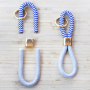 Inspiration for making trendy keychains with maritime cord