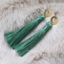 Get inspired! Make trendy earrings with big tassels: