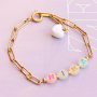 Get inspired and make cheerful und trendy jewellery with letter beads: