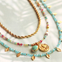 Make stylish necklaces with the Cat&rsquo;s Eye faceted beads and charms 