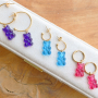 Inspiration to make colourful jewellery with gummy bear charms