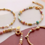Get creative with rondelle and disc beads in beautiful fall colours