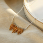 This is the way to make beautiful necklaces and earrings with Miyuki seed beads