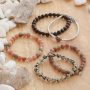 Get creative with these natural stone beads in various colours