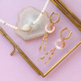 Summer jewellery with shell pendants