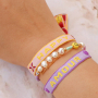 Use this beautiful ribbon for your bracelet collection