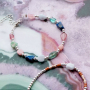 How to make a bracelet collection with natural stone beads