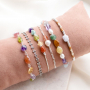 How to make a bracelet collection with natural stone beads