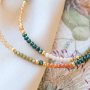 Ideas for designing jewellery with faceted beads