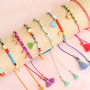 How to use tassels into bracelets and sunglass cords