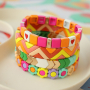 Get creative with tile beads for the most beautiful bracelets