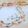 Design trendy jewelry sets with millefiori beads