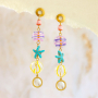 Getting started with glass beads for trendy earrings