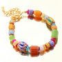 Bracelets inspiration with new millefiori beads