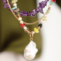 Inspiration time! How to use chipstone beads in necklaces