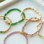 Tips for presenting bracelets with faceted beads