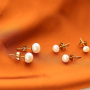How to present stainless steel earrings with freshwater pearls