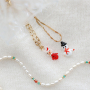 Get creative with glass charms, polymer beads and wooden beads