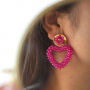 How to use top facet charms in trendy earrings