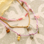 Design trendy necklaces with natural stone charms