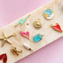 Summer jewellery Inspiration with DQ metal charms with enamel