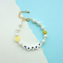 Summer bracelets inspiration with ceramic letter beads