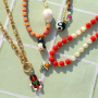 How to combine colourful glass beads