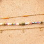 Create summer anklets with stainless steel beads