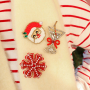 Mix & match: Christmas brooches in festive shapes