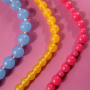 Make standout jewellery with DQ&reg; round acrylic beads