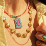 Inspiration time with handmade embroidered charms  and BY31&reg; jewellery cards 