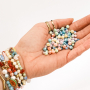 Get inspired by faceted beads 